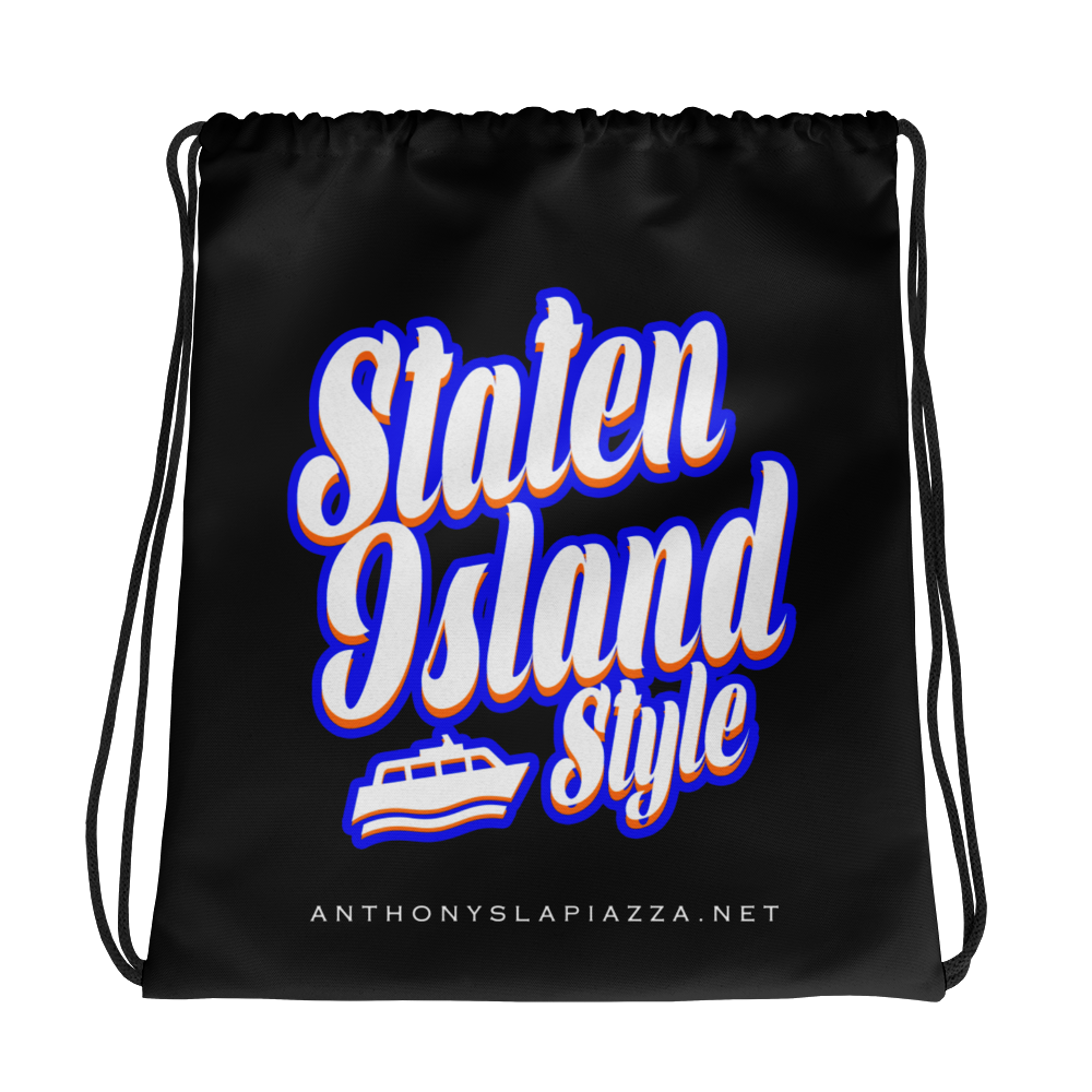 Staten Island Style Drawstring Bag